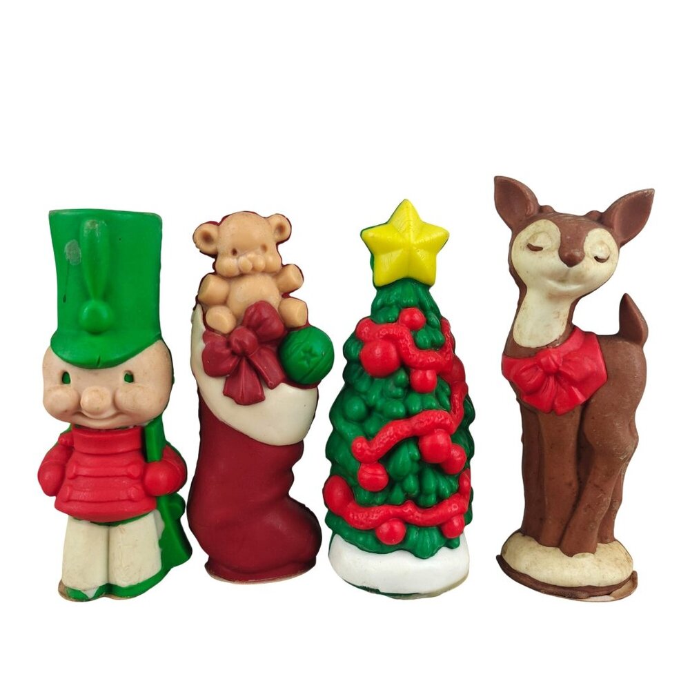 Vintage Wizard Air Fresheners Lot Of 4 Christmas Decor